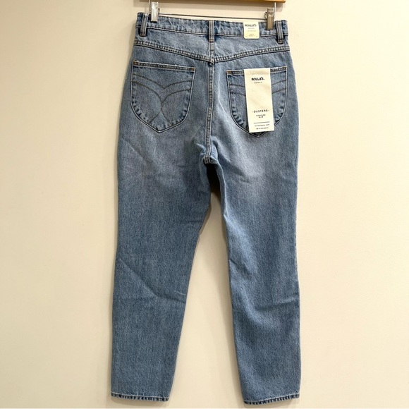Rolla's Dusters High Rise Slim Jeans in Old Stone Wash women's - Picture 4 of 16